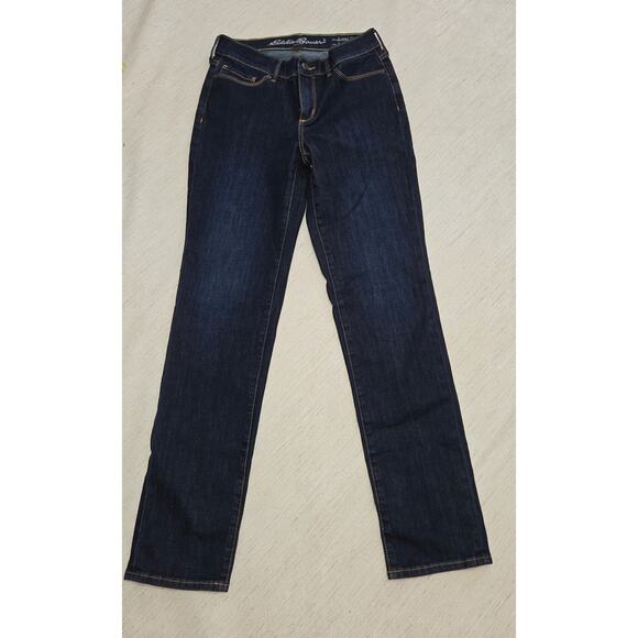 Eddie Bauer Slightly Curvy Slim Straight Jeans Woman's Size 2 - Picture 1 of 7